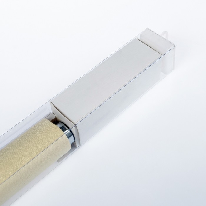 Штора рулонная, 60&times;180 см (с учётом креплений 3,5 см), цвет кремовый