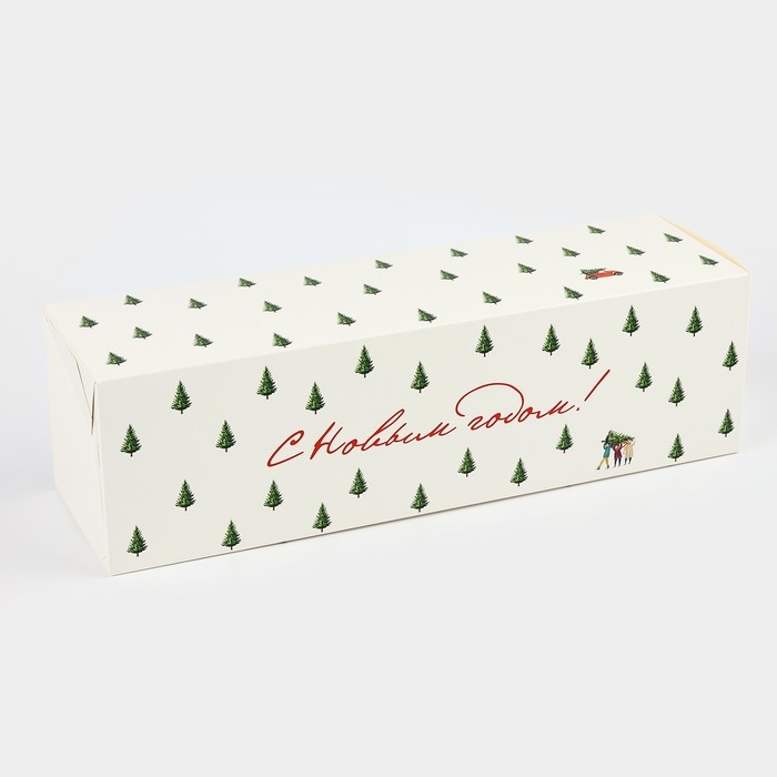 Коробка подарочная новогодняя складная &laquo;С Новым годом! &raquo;, 9.5 х 32.5 х 9.5 см, Новый год