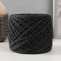 Хлопковый шнур 3 мм 220м/240&plusmn;5 гр Градиент (графит/желтый)