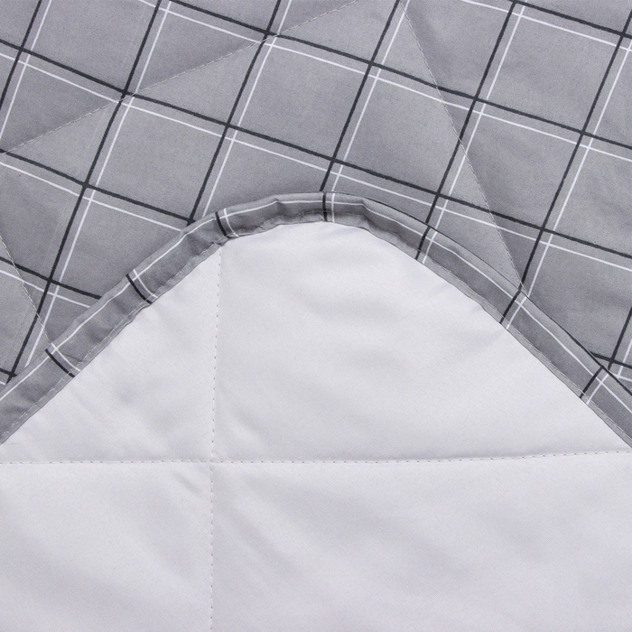 Покрывало LoveLife 1,5сп Gray cage 150*210&plusmn;5см, новосатин, 100%п/э