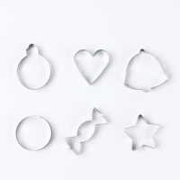 Новый год. Набор форм для печенья &laquo;Елочка&raquo;, 6 шт