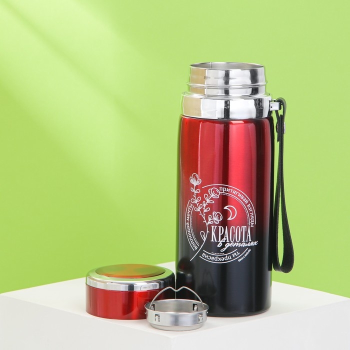 Термос &laquo;Красота в деталях&raquo;, 600 мл, сохраняет тепло 8-12 ч