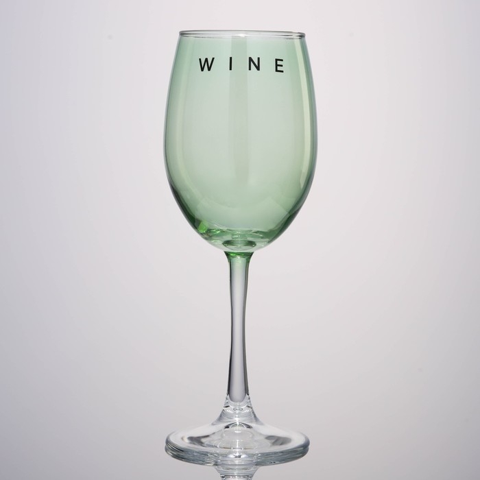 Бокал для вина &laquo;Wine&raquo;, 360 мл, зеленый
