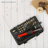 Набор для выжигания с фигурными насадками "Мастер", в футляре, 220 V/30W Набор для выжигания с фигурными насадками "Мастер", в футляре, 220 V/30W