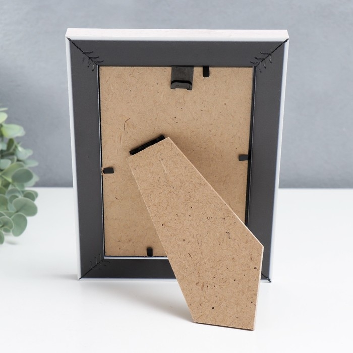 Фоторамка пластик "МИРАМ" 10х15 см, розовый (пластиковый экран)