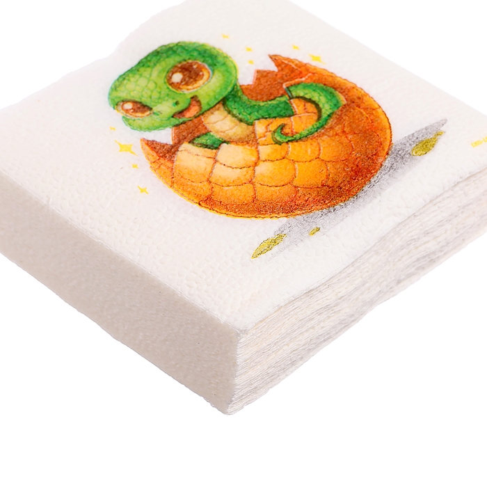 Салфетки новогодние бумажные «С Новым годом: сюрприз», однослойные, 24х24 см, 20 шт. Салфетки новогодние бумажные «С Новым годом: сюрприз», однослойные, 24х24 см, 20 шт.