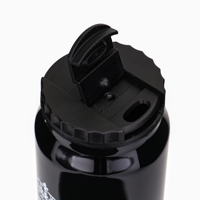 Термокружка, 400 мл, Банка "100 % мужик" , сохраняет тепло 8 ч, 7.6 х 19.3 см