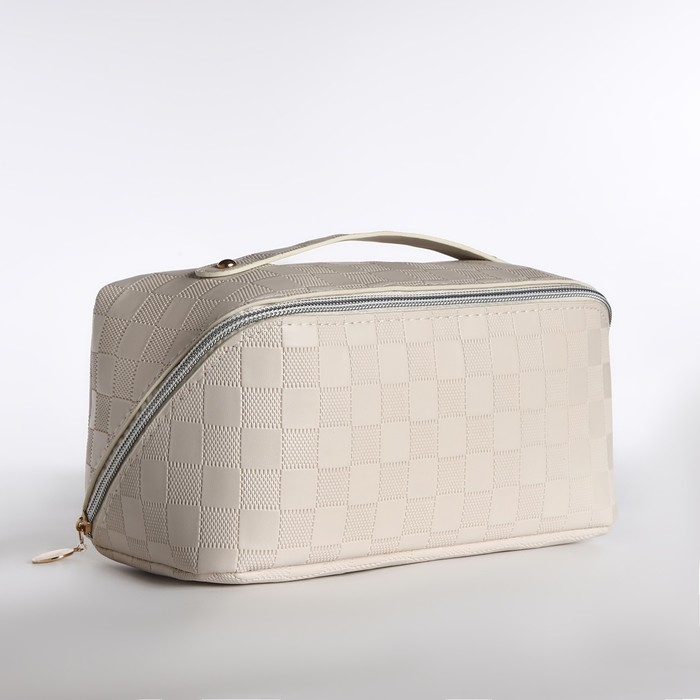 Косметичка-сумка на молнии, цвет бежевый Косметичка-сумка на молнии, цвет бежевый