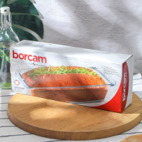 Лоток без крышки для запекания и выпечки из жаропрочного стекла Borcam, 1,5 л Лоток без крышки для запекания и выпечки из жаропрочного стекла Borcam, 1,5 л