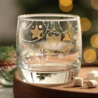 Новый год. Стакан &laquo;Новогодние игрушки&raquo;, 310 мл
