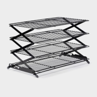 Решетка для глазирования и остывания кондитерских изделий 4-ярусная 43,5х25,5х8 см