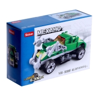 Конструктор инерционный Механо &laquo;Тачки&raquo;, 48 деталей цвет зелёный