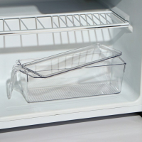 Контейнер для холодильника с крышкой и ручкой RICCO, 32&times;10&times;10 см