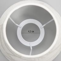 Абажур Е27 белый 15х15х13 см Абажур Е27 белый 15х15х13 см