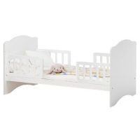 Кровать детская Классика, спальное место 1400х700, цвет белый Кровать детская Классика, спальное место 1400х700, цвет белый