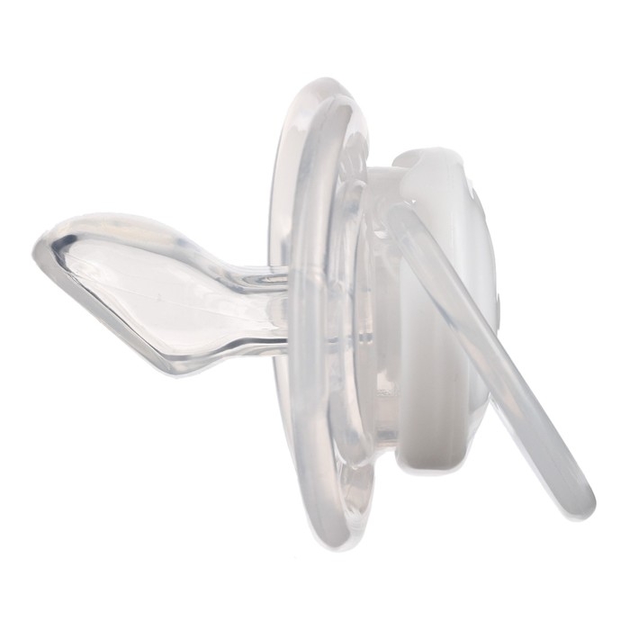 Соска - пустышка силиконовая ортодонтическая, от 12 мес., с колпачком, цвет белый Соска - пустышка силиконовая ортодонтическая, от 12 мес., с колпачком, цвет белый