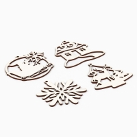 Ёлочная игрушка новогодняя , 4 шт, набор, новогодний Ёлочная игрушка новогодняя , 4 шт, набор, новогодний