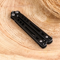 Нож-бабочка "Крыло" 16,5см, клинок 73мм/1,5мм, черный Нож-бабочка "Крыло" 16,5см, клинок 73мм/1,5мм, черный