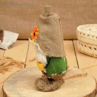 Оберег-домовой "Василёк в льняном колпаке, с сердцем", 23х14х9 см, микс Оберег-домовой "Василёк в льняном колпаке, с сердцем", 23х14х9 см, микс