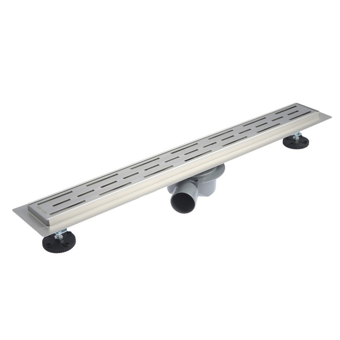 Трап линейный AFLORN AF20207-70, 700х70 мм, c флaнцeм своб. вращения 360&deg;, нерж. сталь