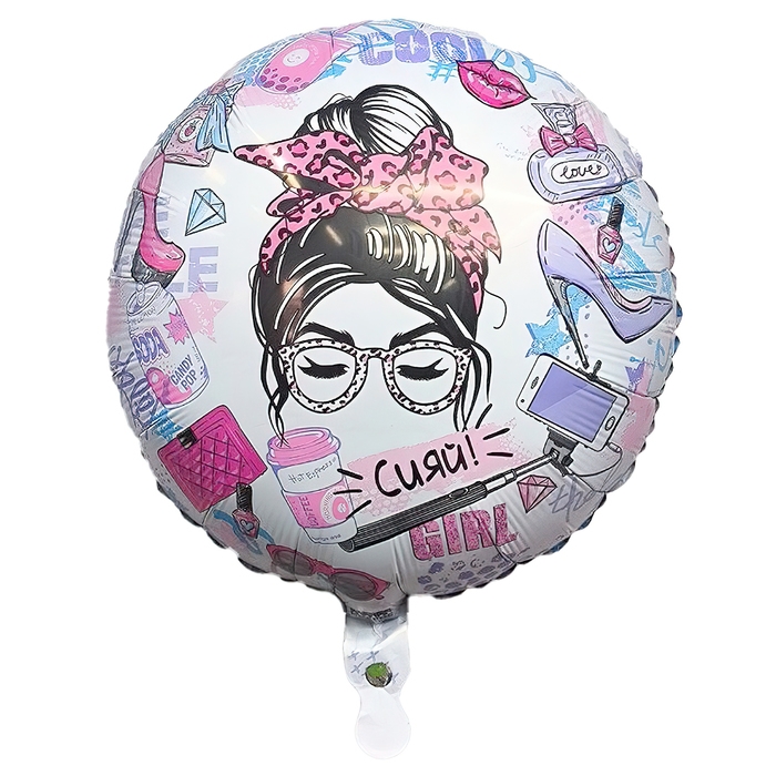 Шар фольгированный 18" &laquo;Сияй!&raquo;, круг