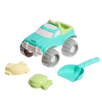 Набор для игры в песке «Джип», 4 предмета Набор для игры в песке «Джип», 4 предмета