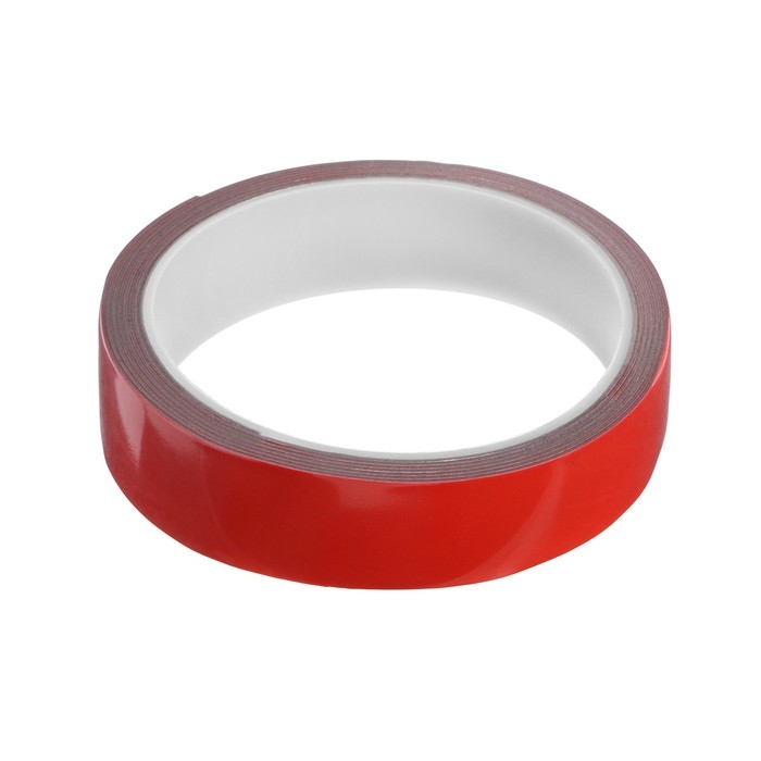 Клейкая лента TORSO, двусторонняя, усиленная, вспененная, 22 мм &times; 2 м