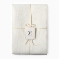 Штора для кухни Этель "Cloudy", 140х270 см, лен 100%,210 гр/м2