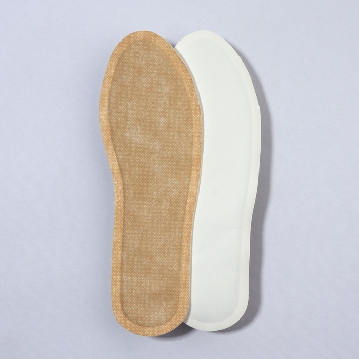 Стельки для обуви, самонагревающиеся, р-р RU до 38 (р-р Пр-ля до 43), 25 см, пара, цвет бежевый