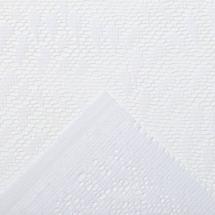 Занавеска без шторной ленты 160х170см, арт. К159, белый, пэ 100%