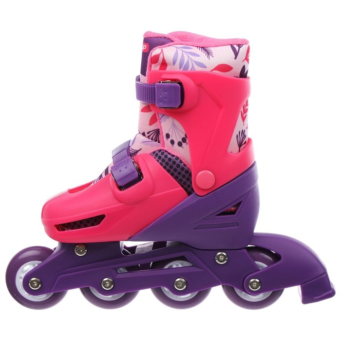 Роликовые коньки раздвижные ONLYTOP, р. 34-37, колёса PVC 64 мм