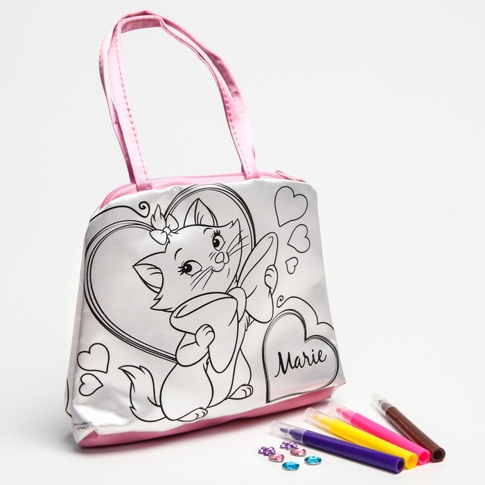 Набор для творчества &laquo;Сумка-раскраска с фломастерами&raquo;, Кошечка Мари