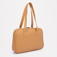 Сумка-саквояж на молнии, цвет рыжий Сумка-саквояж на молнии, цвет рыжий