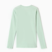 Лонгслив для девочки, цвет мята, рост 164 см
