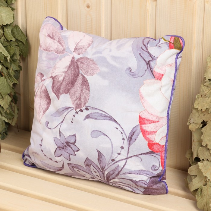 Подушка из кавказских трав на основе листьев дуба и эвкалипта, МИКС, 27&times;27 см