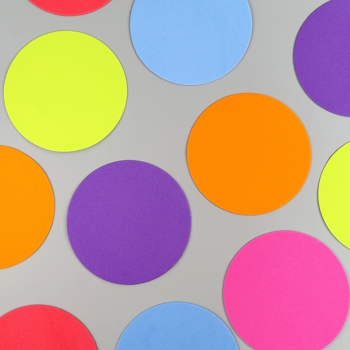 Набор фигурок из EVA Набор фигурок из EVA "Круг", 12 шт, цвет МИКС