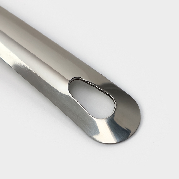Ложка для соуса из нержавеющей стали Доляна Everyday, 40 мл, 29,5&times;8,5 см, толщина 3 мм, цвет серебряный