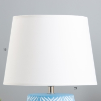 Настольная лампа "Маура" Е14 40Вт голубой 23х23х33 см RISALUX Настольная лампа "Маура" Е14 40Вт голубой 23х23х33 см RISALUX