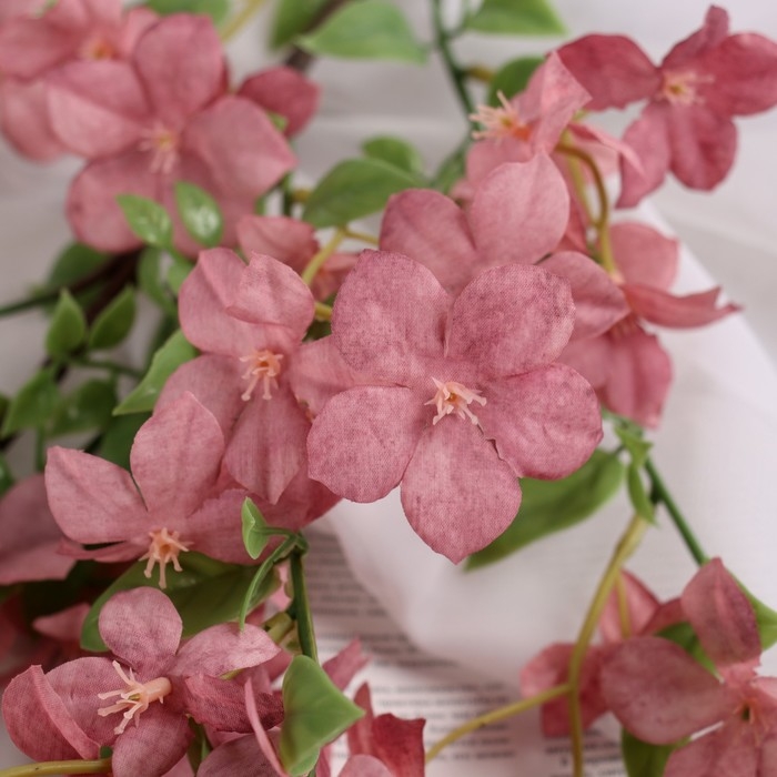 Цветы искусственные "Свинчатка плюмбаго" 87 см, сиреневый