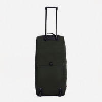 Сумка дорожная на колёсах, отдел на молнии, 3 наружных кармана, цвет хаки Сумка дорожная на колёсах, отдел на молнии, 3 наружных кармана, цвет хаки