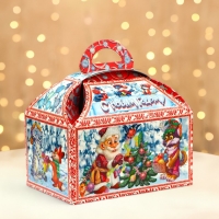 Новый год. Подарочная коробка "Новогодняя" Ларец малый 18,5 x 12,5 x 19см. Новый год. Подарочная коробка "Новогодняя" Ларец малый 18,5 x 12,5 x 19см.