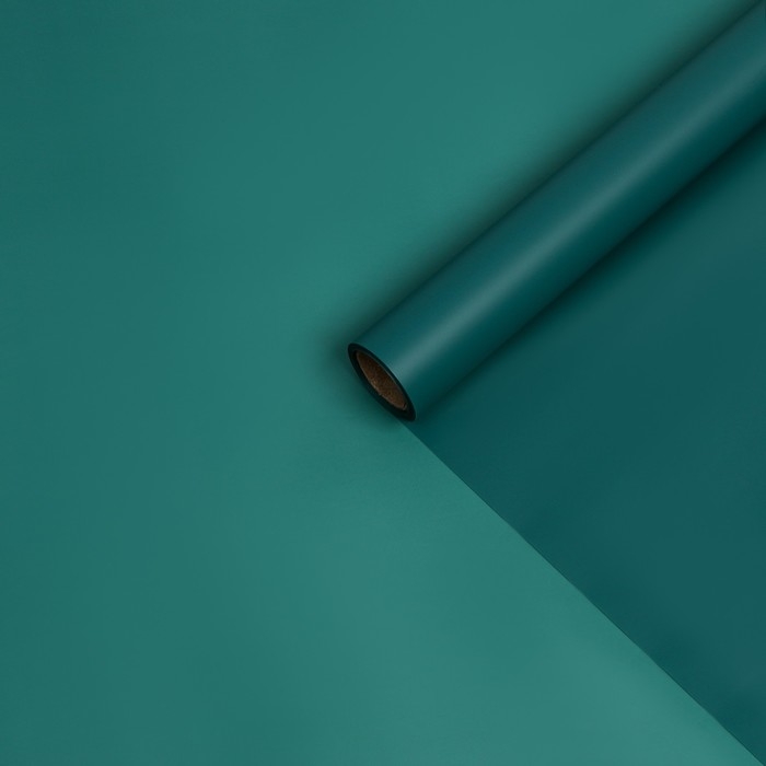 Пленка матовая, мятно-бирюзовая, 0,58 х 10 м Пленка матовая, мятно-бирюзовая, 0,58 х 10 м