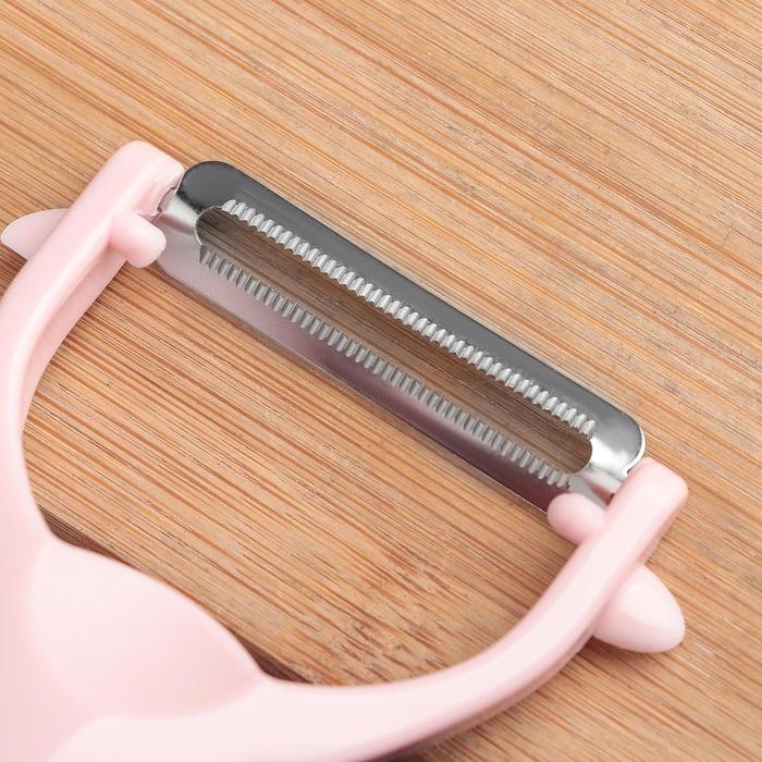 Овощечистка Доляна &laquo;Мостик&raquo;, 19 см, цвет МИКС