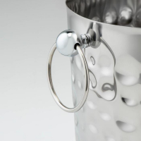 Ведро для льда из нержавеющей стали «Чеканный», 5,2 л, 25×20×20,5 см, 201 сталь, цвет серебряный Ведро для льда из нержавеющей стали «Чеканный», 5,2 л, 25×20×20,5 см, 201 сталь, цвет серебряный