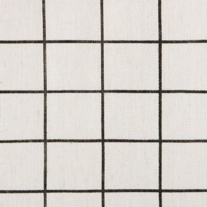 Скатерть Доляна "Клетка" 145х200&plusmn;3см,100%пэ, рогожка 130 гр/м