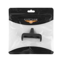 Держатель телефона в дефлектор Cartage, раздвижной 6-9 см, черный Держатель телефона в дефлектор Cartage, раздвижной 6-9 см, черный