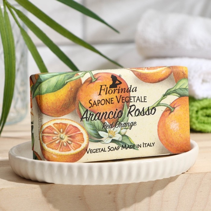Мыло FLORINDA Arancio Rosso, 100 г Мыло FLORINDA Arancio Rosso, 100 г