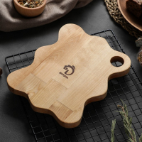 Менажница Доляна &laquo;Волна&raquo;, 2 секции, 23&times;18&times;1,8 см, массив берёзы