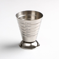 Джиггер с мерными делениями &laquo;Металлик&raquo;, 15/75 мл, нержавеющая сталь