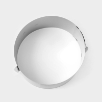 Форма для выпечки с регулировкой размера, 16-28 см, высота 14,5 см, цвет хромированный Форма для выпечки с регулировкой размера, 16-28 см, высота 14,5 см, цвет хромированный